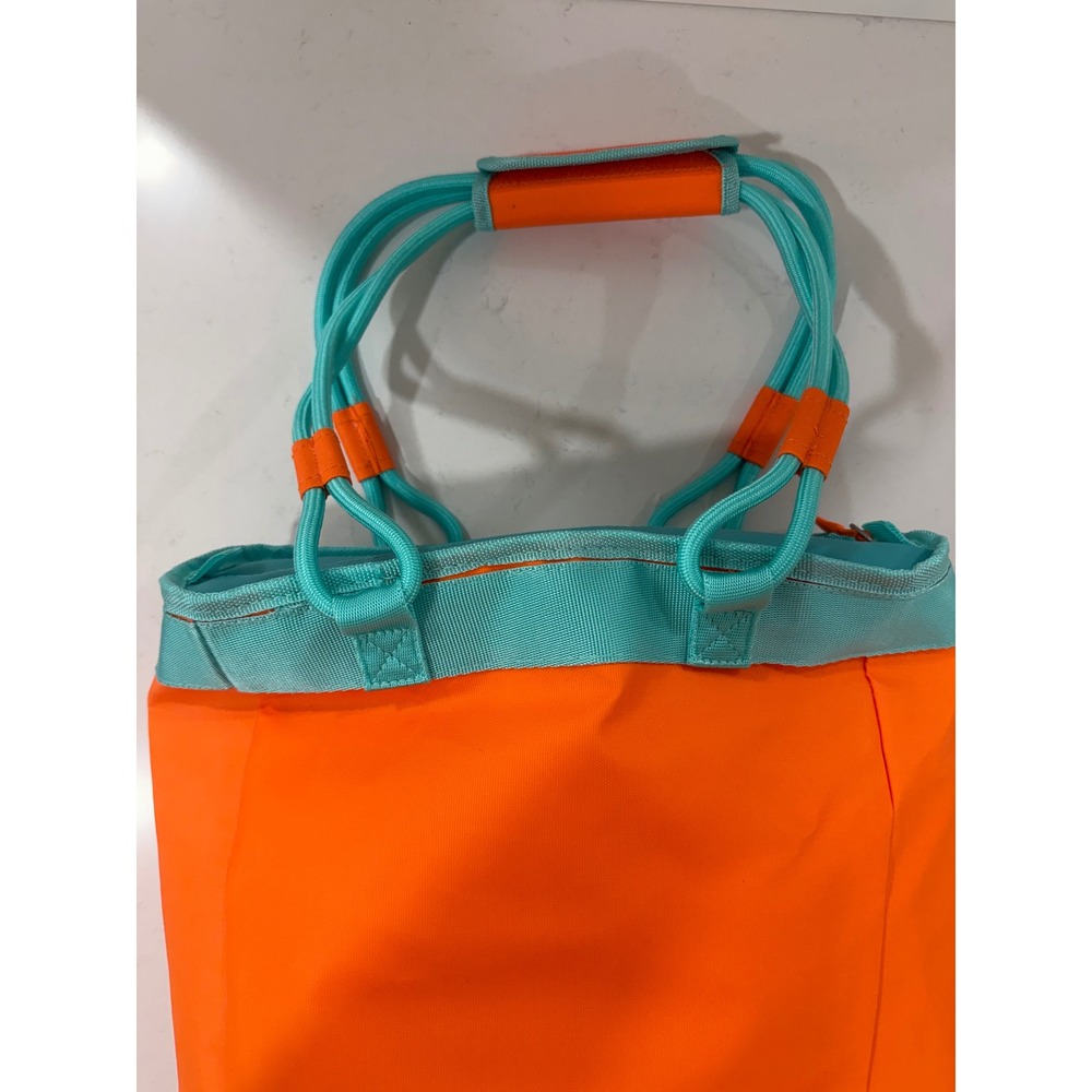 Neutrogena Branded Insulated Cooler Tote Bag Orange and Teal Summer BeachBag NEW - Picture 2 of 9
